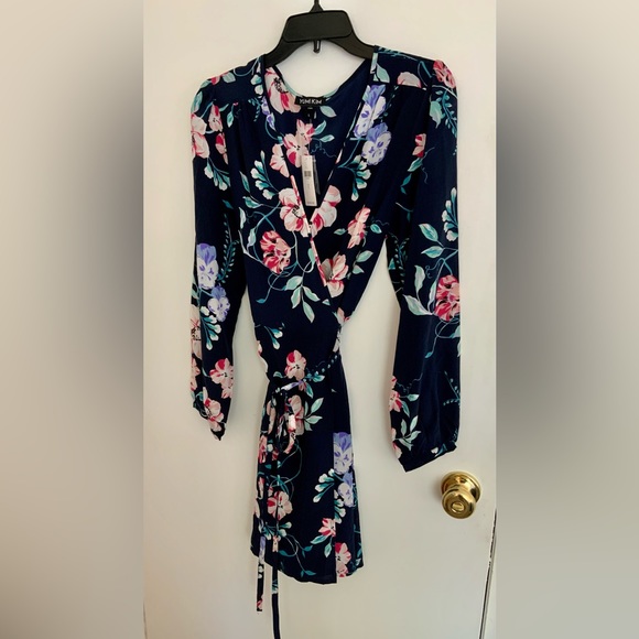 Yumi Kim | Dresses | Nwt Yumi Kim 0 Silk Floral Mini Wrap Dress | Poshmark